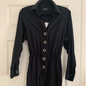 BNWT Zara denim collection black jumpsuit